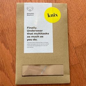 Knix sealed underwear, new in package, essential boyshort size M